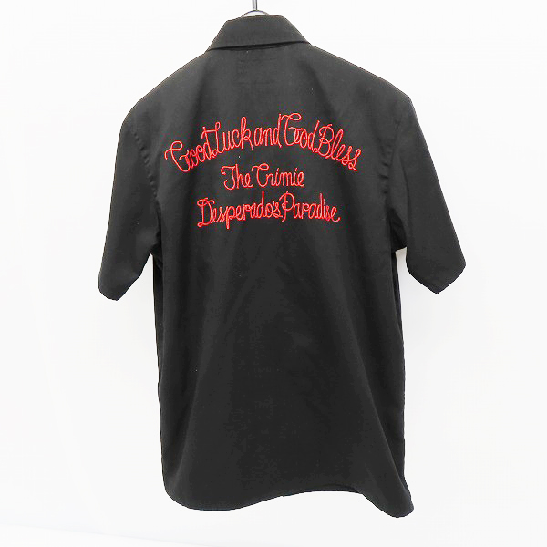 実際に弊社で買取させて頂いたTHE CRIMIE/クライミー 半袖ボタンシャツ ブラック/M