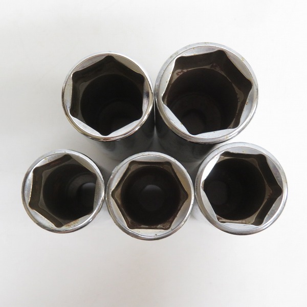 実際に弊社で買取させて頂いたSnap-on/スナップオン フランクドライブ 1/2インチ ディープソケット TSM21/22/23/24/27 5点セットの画像 7枚目