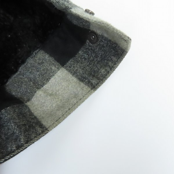 実際に弊社で買取させて頂いたCRIMIE/クライミー 内ボア チェック シャツジャケット/ブルゾン/Mの画像 7枚目