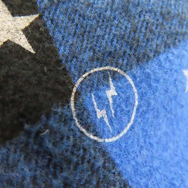 実際に弊社で買取させて頂いたuniform experiment/ユニフォームエクスペリメント スターチェック柄 長袖コットンシャツUE-101039/2の画像 5枚目