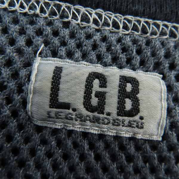 実際に弊社で買取させて頂いたL.G.B./ルグランブルー 長袖カットソー ブラック 3635/LS-0001K /Sの画像 2枚目