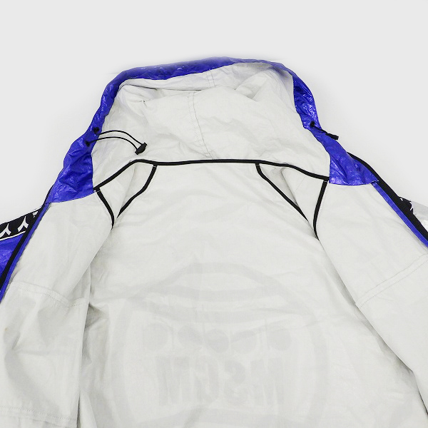 実際に弊社で買取させて頂いたMSGM×DIADORA/エムエスジーエム×ディアドラ メタリックカラー ウインドブレーカー 2440MH300/48の画像 8枚目