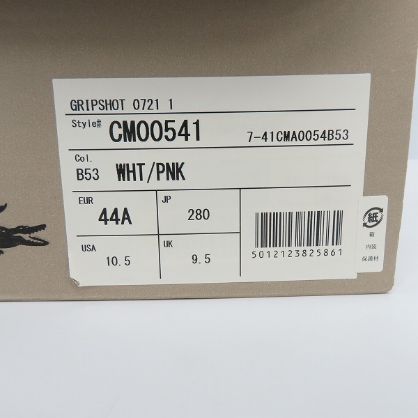 実際に弊社で買取させて頂いたLACOSTE/ラコステ GRIPSHOT スニーカー CM00541/UK9.5の画像 7枚目