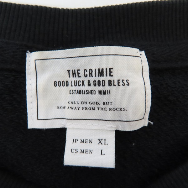 実際に弊社で買取させて頂いたTHE CRIMIE/クライミー マリアプリント スウェット プルオーバー CIH5-SW01/XLの画像 2枚目