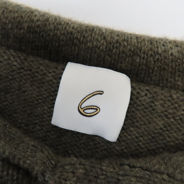 実際に弊社で買取させて頂いた6/ROKU/ロク BEAUTY & YOUTH UNITED ARROWS プルオーバーニット カシミヤ混の画像 2枚目