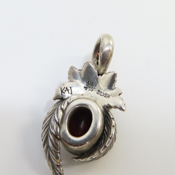 実際に弊社で買取させて頂いたBloody Mary/ブラッディマリー 四神 - 朱雀 ペンダント w/ガーネットの画像 4枚目