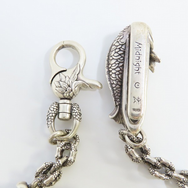 実際に弊社で買取させて頂いたBloody Mary/ブラッディマリー ナイトレイヴン ウォレットチェーン 大烏 ｗ/ストーンの画像 3枚目