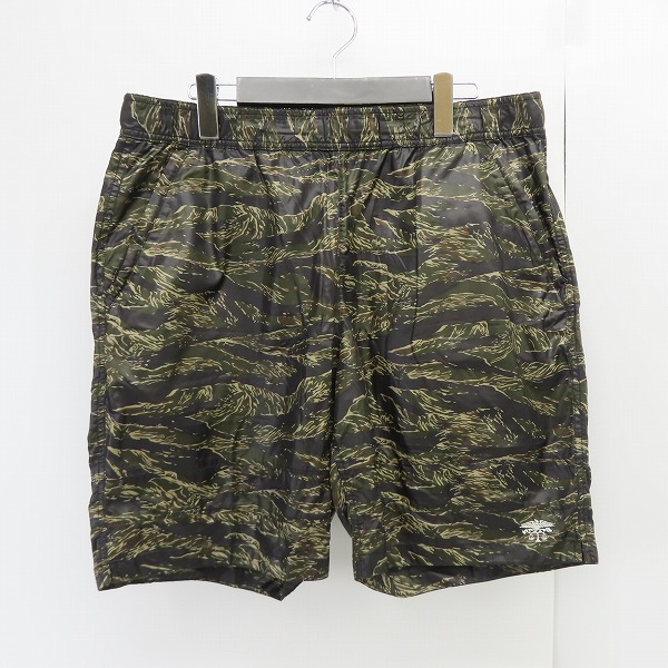 実際に弊社で買取させて頂いたCRIMIE/クライミー カモフラージュ柄 ナイロン ハーフパンツ/ショートパンツ C1K1-PT01/XXL