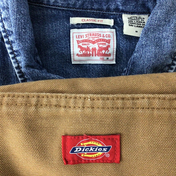 実際に弊社で買取させて頂いた【おまとめ品】リーバイス/ディッキーズ/リー 等 デニムシャツ/ワークパンツ/つなぎ/パーカー 他の画像 1枚目