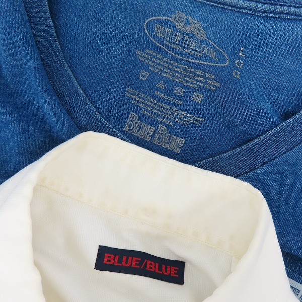 実際に弊社で買取させて頂いたBLUE BLUE/ブルーブルー Tシャツ/半袖シャツ 2点セットの画像 2枚目