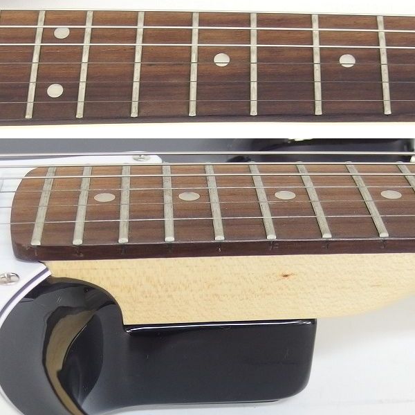 実際に弊社で買取させて頂いた★Bacchus/バッカス Universe Serie BST-1R BLK ストラトキャスターType エレキギター ソフトケース付の画像 4枚目