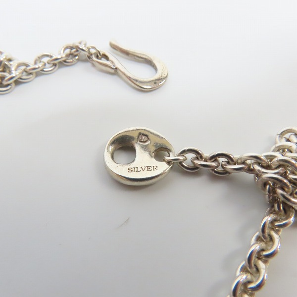 実際に弊社で買取させて頂いたGARNI/ガルニ ロゴ 925 Sterling silver/スターリング オニキス ペンダント/ネックレスチェーンの画像 6枚目