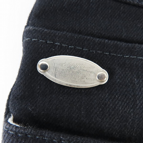 実際に弊社で買取させて頂いたCRIMIE/クライミー ストレッチファブリック ブラックデニムパンツ/Lの画像 5枚目