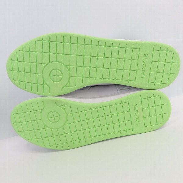 実際に弊社で買取させて頂いた【未使用】LACOSTE/ラコステ carnaby evo スニーカー SM00701/UK9.5の画像 2枚目
