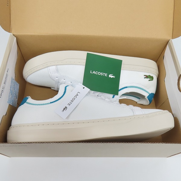 実際に弊社で買取させて頂いた【未使用】LACOSTE/ラコステ LA PIQUEE 0721 2 スニーカー CM00321/UK9.5の画像 7枚目