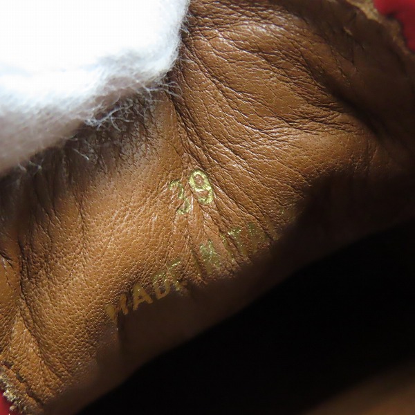 実際に弊社で買取させて頂いたJimmy Choo/ジミーチュウ スエード パテント ウイングチップ ローカット スニーカー/39の画像 5枚目