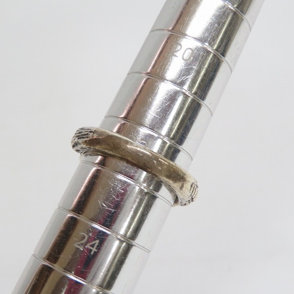 実際に弊社で買取させて頂いたBloody Mary/ブラッディマリー シルバー クロー 爪 花 ガーデン リング 22.5号の画像 7枚目