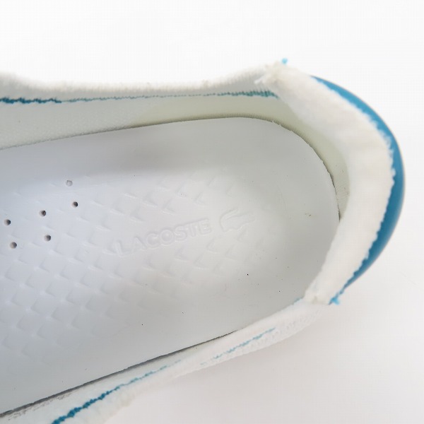 実際に弊社で買取させて頂いた【未使用】LACOSTE/ラコステ LA PIQUEE 0721 2 スニーカー CM00321/UK9.5の画像 4枚目