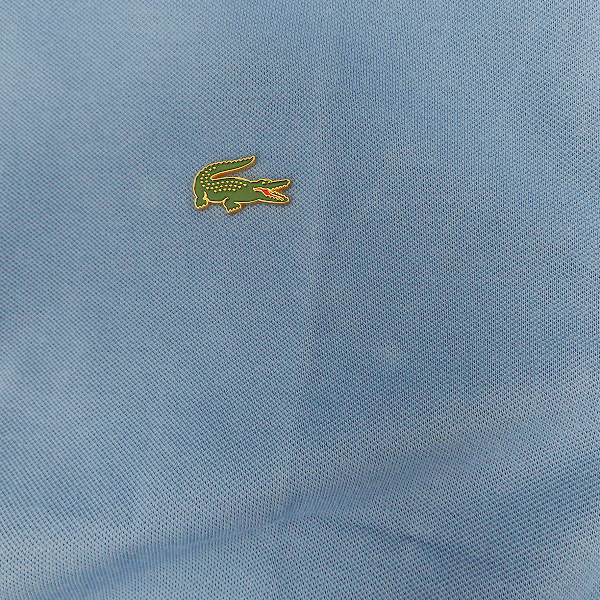 実際に弊社で買取させて頂いた(1)【未使用】LACOSTE/ラコステ メタルバッジプレーンポロシャツ ブルー PH9161L/Lの画像 5枚目
