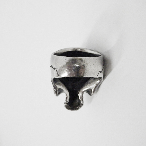 実際に弊社で買取させて頂いたharaKIRI/ハラキリ クラック スモール スカルリング 13号/スカル カフ 2点セットの画像 3枚目