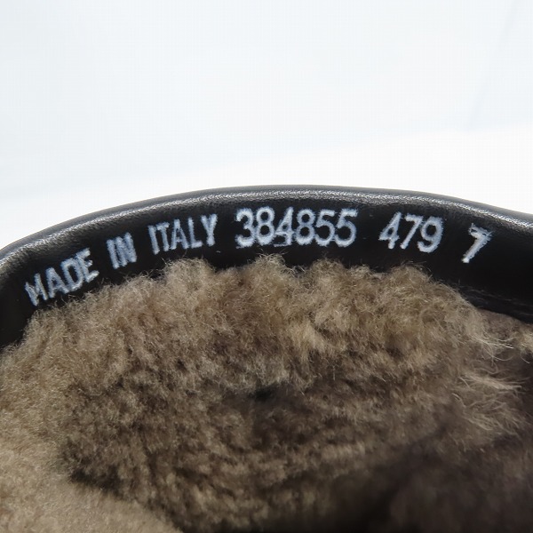 実際に弊社で買取させて頂いたPaul Smith/ポールスミス RED EAR/レッドイヤー ムートン ワークブーツ/7の画像 6枚目