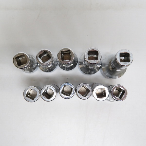 実際に弊社で買取させて頂いたSnap-on/スナップオン 1/4dr 6角ユニバーサルソケット TMUSM5.5/6/7/8/9/10/11/12/13/14/15 11点セットの画像 1枚目