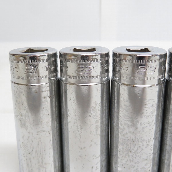 実際に弊社で買取させて頂いたSnap-on/スナップオン フランクドライブ 1/2インチ ディープソケット TSM21/22/23/24/27 5点セットの画像 1枚目