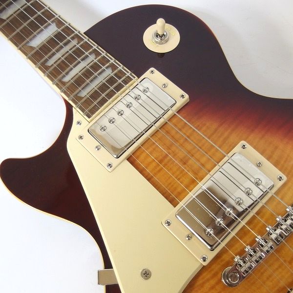 実際に弊社で買取させて頂いた★【美品】Epiphone/エピフォン Les Paul Standard/レスポールスタンダード 左利き用/レフティ ギグケース付の画像 4枚目