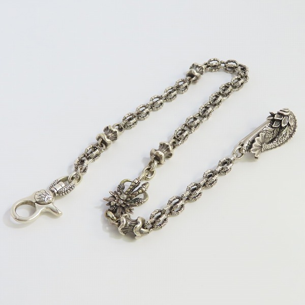 実際に弊社で買取させて頂いたBloody Mary/ブラッディマリー ナイトレイヴン ウォレットチェーン 大烏 ｗ/ストーンの画像 1枚目