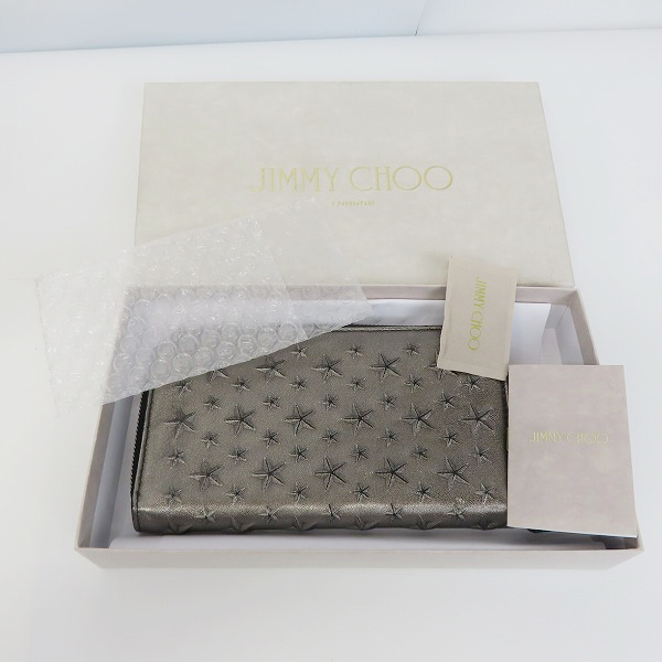 実際に弊社で買取させて頂いたJIMMY CHOO/ジミーチュー レザーウォレット 長財布の画像 7枚目