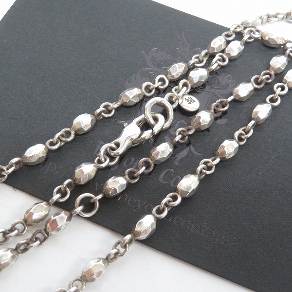 実際に弊社で買取させて頂いた【ギャラ付き】Bloody Mary/ブラッディマリー ARENA  チェーン ネックレス 50cm