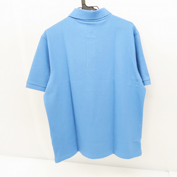実際に弊社で買取させて頂いた(1)【未使用】LACOSTE/ラコステ メタルバッジプレーンポロシャツ ブルー PH9161L/Lの画像 1枚目