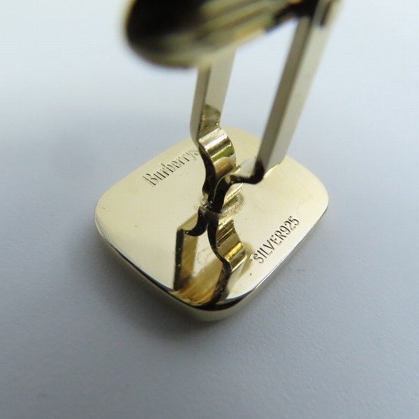 実際に弊社で買取させて頂いたBurberry/バーバリー SILVER925/シルバー カフスボタンの画像 4枚目