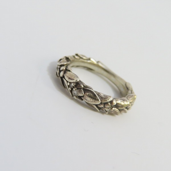 実際に弊社で買取させて頂いたBloody Mary/ブラッディマリー スノードロップリング w/3ダイヤ 11号