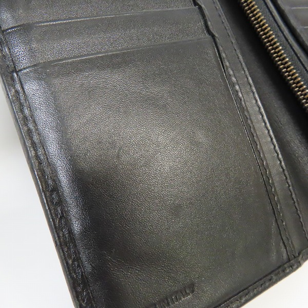 実際に弊社で買取させて頂いたBURBERRY/バーバリー レザー 二つ折り 長財布/ウォレットの画像 8枚目