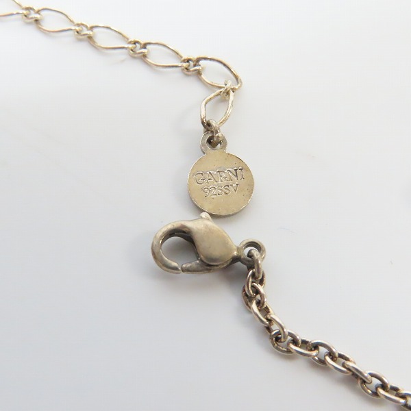 実際に弊社で買取させて頂いたGARNI/ガルニ Gロゴ トップ ペンダント/ネックレスチェーンの画像 5枚目