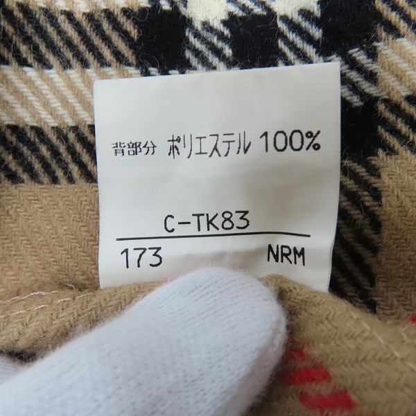 実際に弊社で買取させて頂いたBurberrys/バーバリーズ 裏地ノバチェック 脱着式ライナー ステンカラーコート BBB55-940-01の画像 8枚目