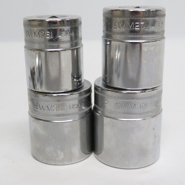 実際に弊社で買取させて頂いたSnap-on/スナップオン 1/2インチ シャローソケット SWM141/151/161/171/181/191//211/221/231/241/261/271/301/321 14点セットの画像 3枚目