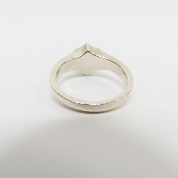 実際に弊社で買取させて頂いたGARNI/ガルニ ロゴ SV925 オニキス シルバー リング/指輪 17号の画像 3枚目