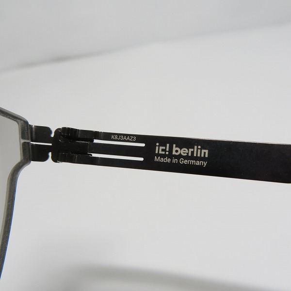 実際に弊社で買取させて頂いたic! berlin/アイシーベルリン Ellner O メガネフレーム/アイウェアの画像 4枚目