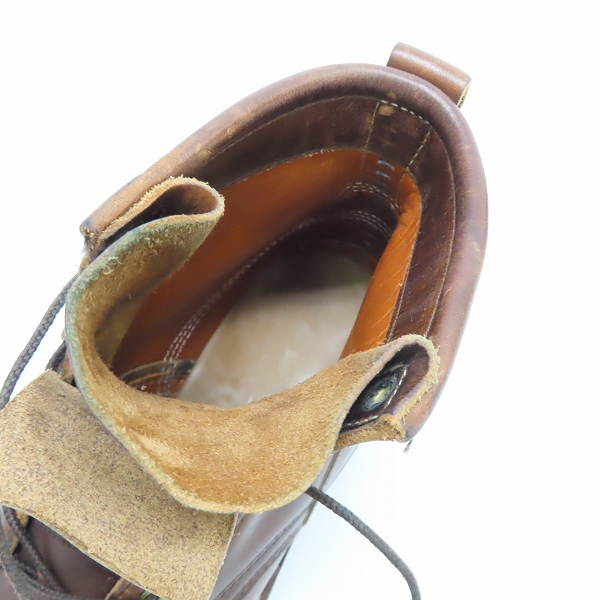 実際に弊社で買取させて頂いたWHITE’S BOOTS/ホワイツブーツ SMOKE JUMPER/スモークジャンパー レザー レースアップ ブーツ 350BNWCRCK/7.5Eの画像 4枚目