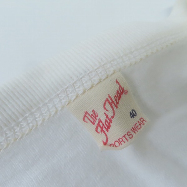 実際に弊社で買取させて頂いたFLAT HEAD/フラットヘッド Motorcycle Race プリント Tシャツ /40の画像 2枚目