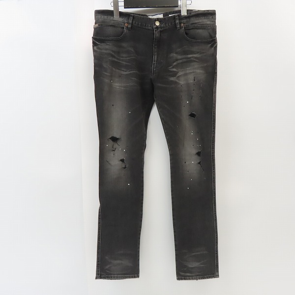 実際に弊社で買取させて頂いたTHE CRIMIE/クライミー ダメージペイント加工ストレッチデニムパンツ C1H5-BFPT-05/L