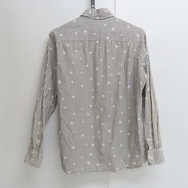 実際に弊社で買取させて頂いたuniform experiment/ユニフォームエクスペリメント 10SS L/S STRIPE STAR PRINT B.D SHIRT/シャツ/UE-101019/2 の画像 1枚目