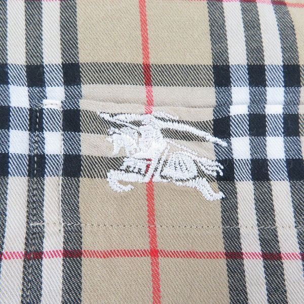 実際に弊社で買取させて頂いたBurberry's/バーバリーズ ノバチェック ボタンダウンシャツ/37(S)の画像 4枚目