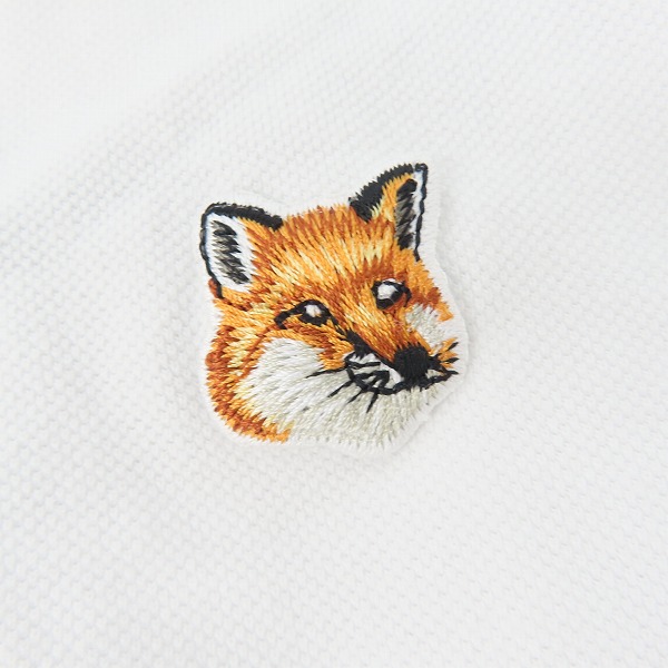 実際に弊社で買取させて頂いたMAISON KITSUNE/メゾンキツネ フォックスヘッド パッチ ポロシャツ FU00203KJ7007/Lの画像 4枚目