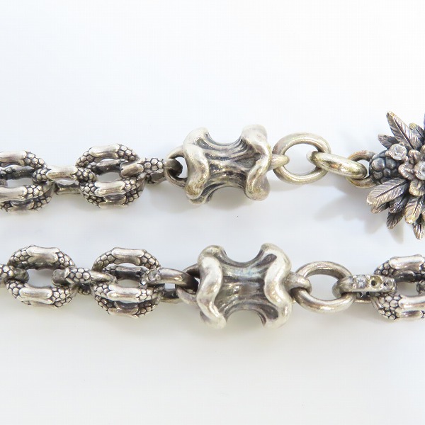 実際に弊社で買取させて頂いたBloody Mary/ブラッディマリー ナイトレイヴン ウォレットチェーン 大烏 ｗ/ストーンの画像 5枚目