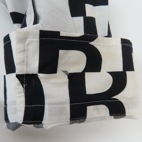 実際に弊社で買取させて頂いたHUGO BOSS/ヒューゴボス 総柄 ロングスリーブシャツ XXLの画像 5枚目