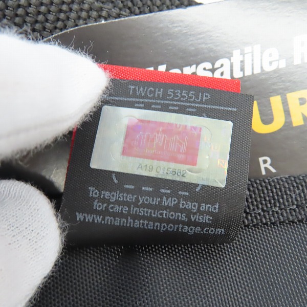 実際に弊社で買取させて頂いた(2)【未使用】Manhattan Portage/マンハッタンポーテージ　ショルダーバッグ メンズ レディース ブラック MP1605の画像 6枚目