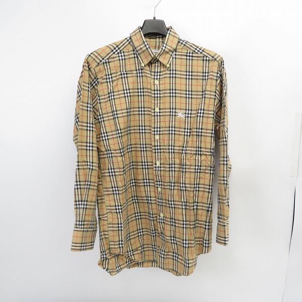 実際に弊社で買取させて頂いたBurberry's/バーバリーズ ノバチェック ボタンダウンシャツ/37(S)